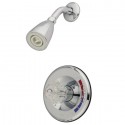 Kingston Brass GKB681SO Water Saving Chatham Shower Combination w/ Single Acrylic Handle, Chrome