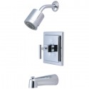 Kingston Brass KB4651CQL Claremont Tub & Shower Faucet, Bright Chrome