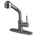 Kingston Brass KS876 Concord Single Handle Pull-Out Kitchen Faucet