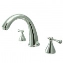 Kingston Brass KS2361BL Two Handle Roman Tub Filler