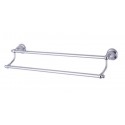 Kingston Brass BA7973C English Vintage 24-inch Dual Towel Bar, Polished Chrome