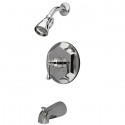 Kingston Brass KB463 Single Handle Tub & Shower Faucet w/ lever handles
