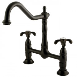 Kingston Brass KS117 French Country 8" Centerset Kitchen Faucet w/out Sprayer