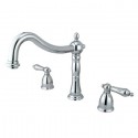 Kingston Brass KS134 Heritage Two Handle Roman Tub Filler w/ AL lever handles