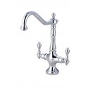 Kingston Brass KS177 Heritage Double Handle Kitchen Faucet w/out Sprayer & ALLS lever handles