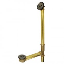 Kingston Brass DTL1 Made to Match Trip Lever Waste & Overflow w/ Grid