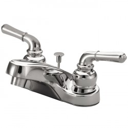 Kingston Brass GKB25 Water Saving Magellan Centerset Lavatory Faucet w/ Lever Handles & ABS Pop-Up