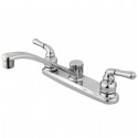 Kingston Brass GKB27 Water Saving Magellan Centerset Kitchen Faucet w/ Lever Handles