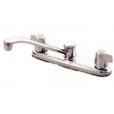 Kingston Brass KB26 Magellan Twin Canopy Handle 8" Kitchen Faucet