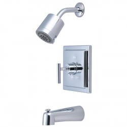Kingston Brass KB465 Manhattan Tub & Shower Faucet, Bright Chrome