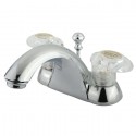 Kingston Brass KB215 Naples Two Handle 4" Centerset Lavatory Faucet w/ Retail Pop-up & B lever handles