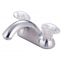 Kingston Brass KB215 Naples Two Handle 4" Centerset Lavatory Faucet w/ LP lever handles