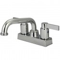 Kingston Brass KB2478NDL NuvoFusion Two Handle 4-inch Centerset Laundry Faucet