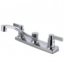 Kingston Brass FB2122NDL NuvoFusion 8-inch Centerset Kitchen Faucet
