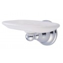 Kingston Brass BA5565SN Royale Wall Mount Soap Dish, Satin Nickel