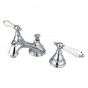 Kingston Brass KS5565PL Royale Two Handle 8" to 16" Widespread Lavatory Faucet w/ Brass Pop-up & PL lever handles