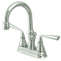 Kingston Brass KS2611ZL Silver Sage 4-inch ADA Lavatory Faucet, Polished Chrome