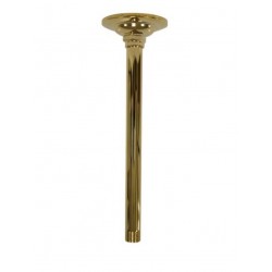 Kingston Brass K210A2 Trimscape 10" Raindrop Shower Arm, Polished Brass