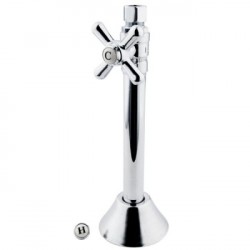 Kingston Brass CC8325 Vintage Straight Stop w/ 1/2" Sweat, 3/8" OD Compression Angle w/ cross handle