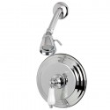 Kingston Brass KB363 Vintage Single Handle Shower Faucet w/ porcelain lever