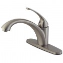 Kingston Brass KS6578VLLS Vintage Single Handle Kitchen Faucet w/ Non-Metallic Sprayer