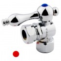 Kingston Brass CC4410 Vintage Angle Stop w/ 1/2" IPS x 1/2" or 7/16" Slip Joint w/ lever handles