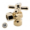 Kingston Brass CC4440 Vintage Angle Stop w/ 1/2" IPS x 1/2" OD Compression w/ cross handles