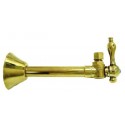 Kingston Brass CC8320 Vintage 1/2" Sweat, 3/8" O.D. Compression Angle Shut-off Valve w/ 5" Extension