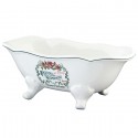 Aqua Eden BATUBDEW Savon Superfins 8" Slipper Clawfoot Tub Decorative Soap Dish
