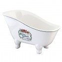 Aqua Eden BATubSW Savons Superfins 8" Slipper Clawfoot Tub Decorative Soap Dish