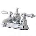 Kingston Brass KS700 4" Centerset Lavatory Faucet w/ Heritage Spout