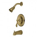 Kingston Brass KB163 Century Single-Handle 3-Hole Wall Mount Tub and Shower Faucet