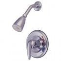 Kingston Brass GKB651SO Water Saving Chatham Shower only Faucet w/ 1.5GPM Shower Head & Single Lever Handle, Chrome