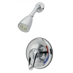 Kingston Brass GKB691SO Water Saving Chatham Shower Faucet w/ 1.5GPM Showerhead & Single Loop Handle, Chrome