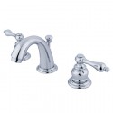 Kingston Brass GKB912AL Water Saving English Country Mini Widespread Lavatory Faucet w/ Retail Pop-Up