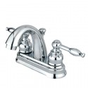 Kingston Brass GKB561 Water Saving Knight Centerset Lavatory Faucet w/ Lever Handles