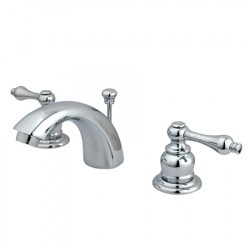 Kingston Brass GKB94 Water Saving Magellan Mini Widespread Lavatory Faucet w/ AL lever handles