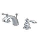 Kingston Brass GKB94 Water Saving Magellan Mini Widespread Lavatory Faucet w/ AL lever handles