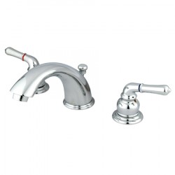 Kingston Brass GKB961 Water Saving Magellan Widespread Lavatory Faucet, Chrome
