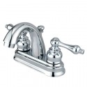 Kingston Brass GKB5611AL Water Saving Restoration Centerset Lavatory Faucet w/ Metal Lever Handles