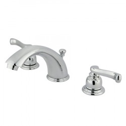 Kingston Brass GKB96 Water Saving Royale Widespread Lavatory Faucet