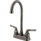 Kingston Brass KB49 Magellan Two Handle 4" Centerset High-Arch Bar Faucet