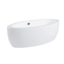 Kingston Brass VTOV733623 Aqua Eden Contemporary Acrylic Freestanding Oval Tub