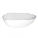 Kingston Brass VRTRS673422 Aqua Eden Sophia 67" Contemporary Freestanding Fusion Solid Surface Tub