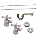 Kingston Brass KPK10 Trimscape Plumbing Supply Kits Combo, 1/2" IPS Inlet, 3/8" Comp Outlet