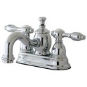 Kingston Brass KS7105TAL 4" Centerset Lavatory Faucet w/ Brass Pop-Up & lever handles
