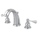 Kingston Brass GKB98 Water Saving Vintage Widespread Lavatory Faucet w/ lever handles