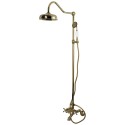 Kingston Brass CCK266 Vintage Wall Mount Clawfoot Tub And Shower Package