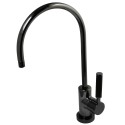 Kingston Brass NS8190DKL Gourmetier Water Onyx Cold Water Filtration Faucet, Black Nickel