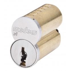 Medeco X4 SFIC Core (2 Keys - 1 Control, 1 User) for KS100 / KS200 Cabinet Lock